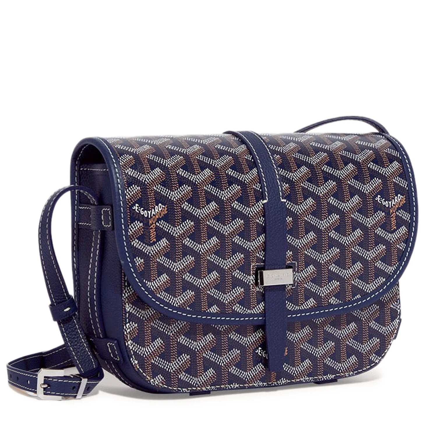Goyard Belvedere II Navy PM Messenger Bag