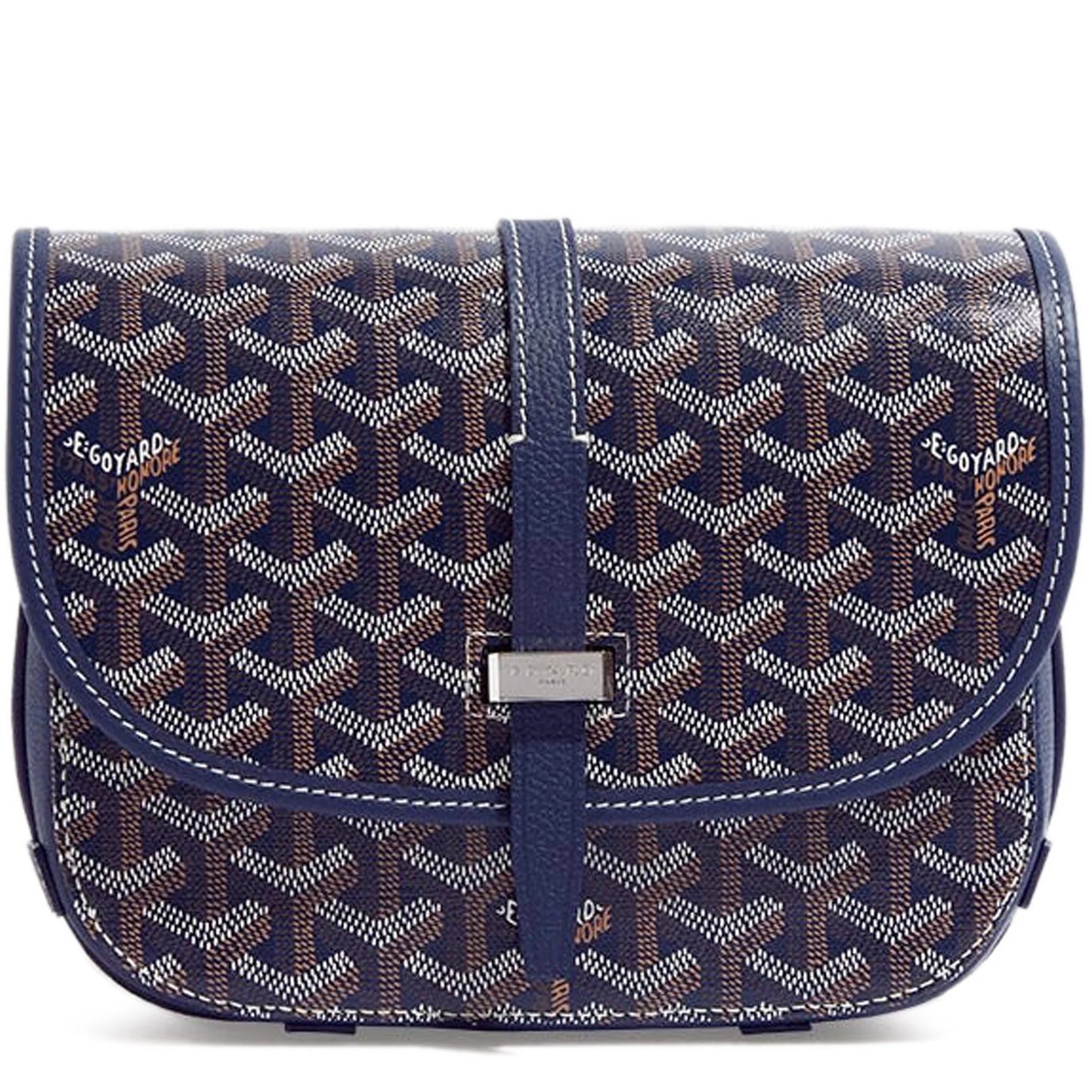 Goyard Belvedere II Navy PM Messenger Bag