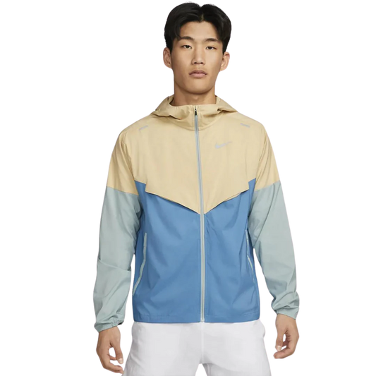 Repel windrunner jacket 'beige/blue'